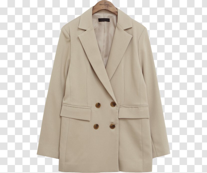 Coat Outerwear Sleeve Jacket Formal Wear - Blazer - Slit Transparent PNG