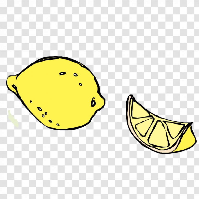Fruit Lemon Cartoon Yellow - Area - Fruits Vector Illustration Transparent PNG