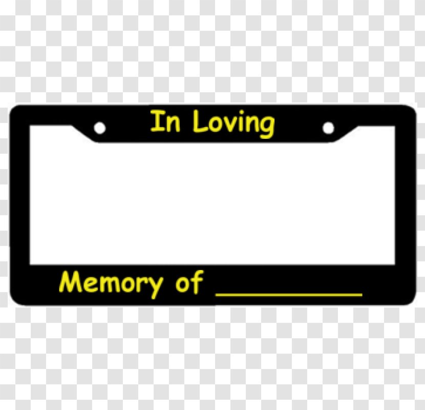 University Of California, Berkeley Vehicle License Plates Car Street-legal Picture Frames - In Loving Memory Transparent PNG