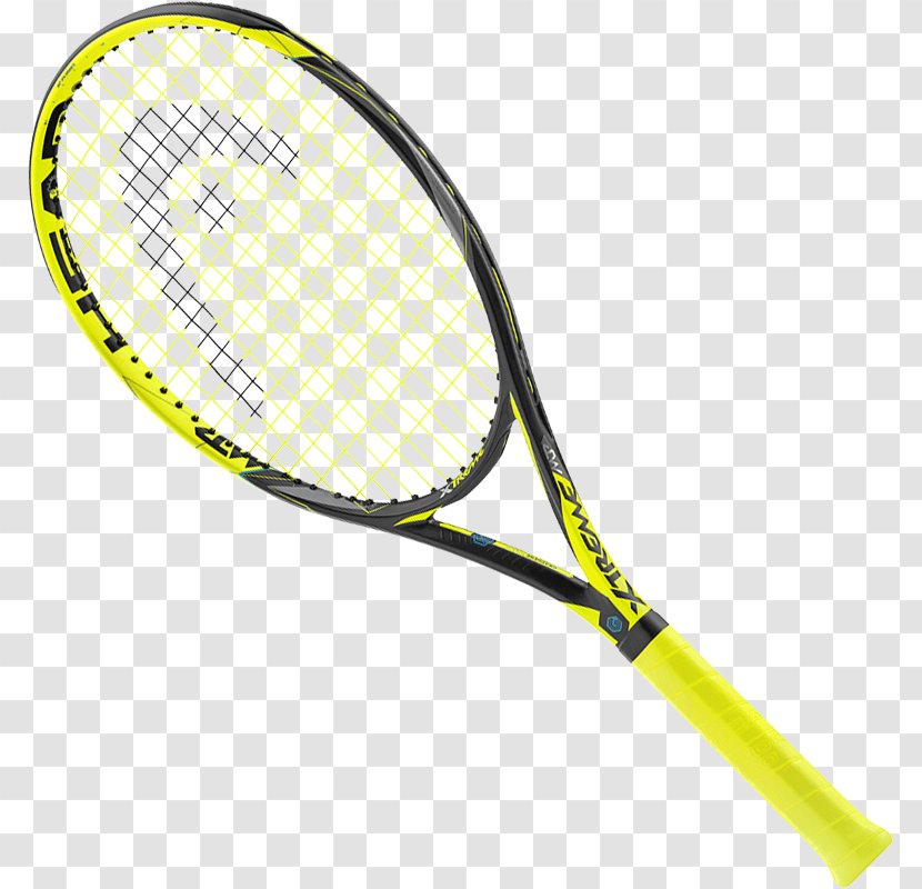 Racket Head Rakieta Tenisowa Tennis Sport - Yellow Transparent PNG