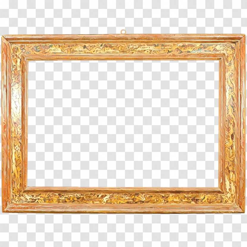 Frame Gold - Mirror - Interior Design Picture Transparent PNG