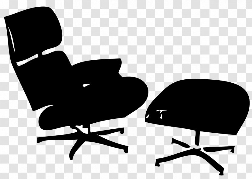 Eames Lounge Chair Charles And Ray Fiberglass Armchair Foot Rests - Midcentury Modern - Lounger Transparent PNG