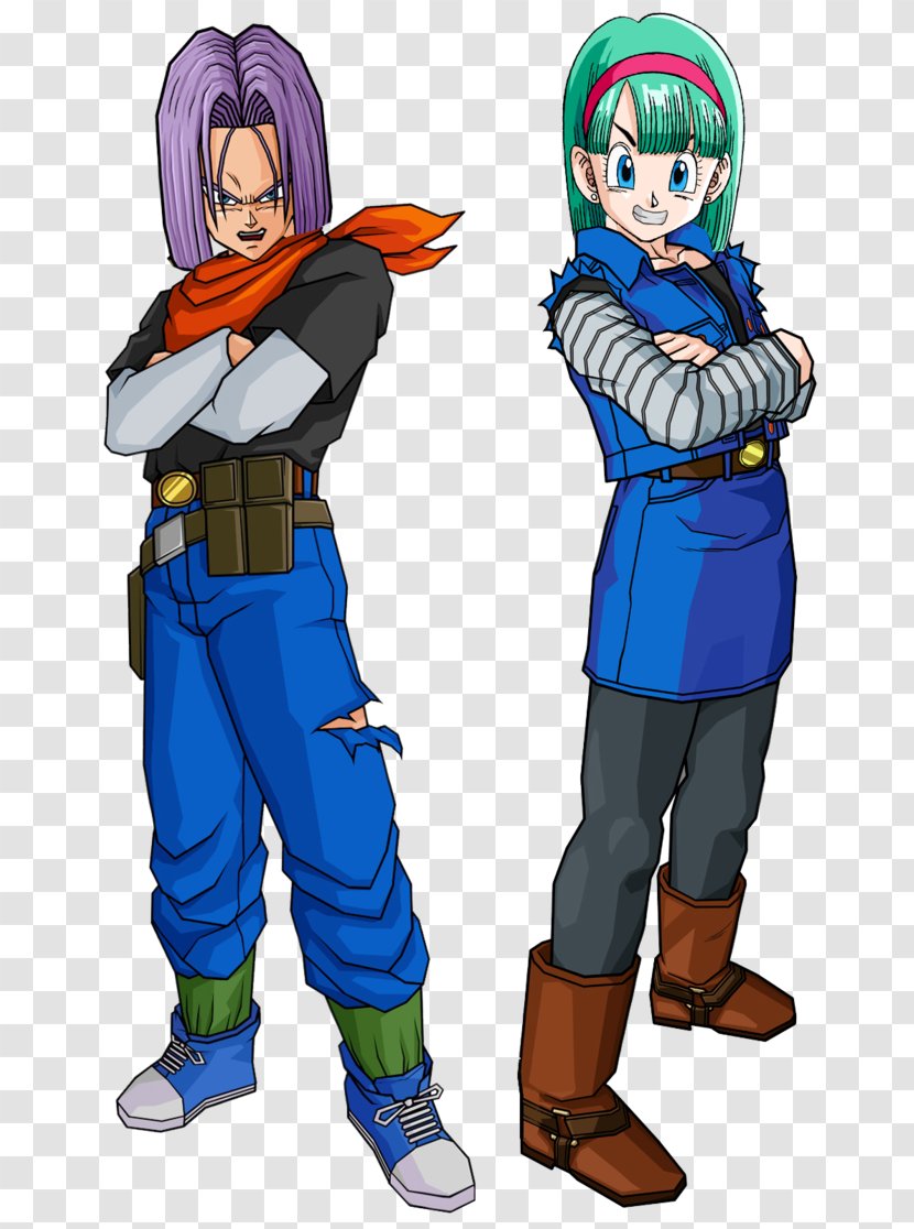 Trunks Android 17 Vegeta Bulma Goku - Cartoon - Y Transparent PNG