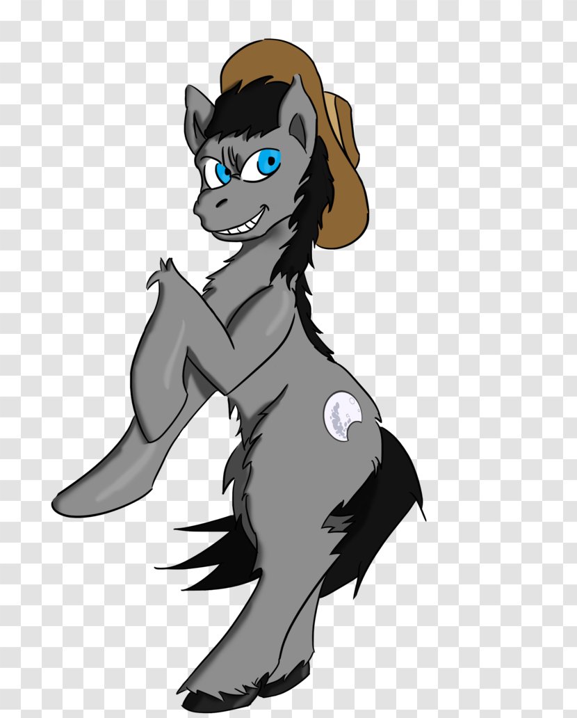Cat Horse Dog Canidae - Cartoon - Silver Moon Transparent PNG