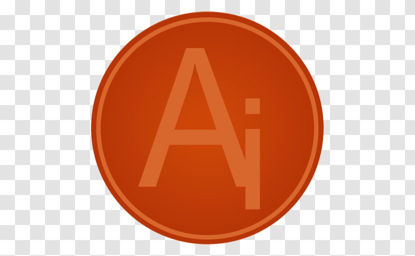 Orange Circle Symbol Font - Adobe Ai Transparent PNG