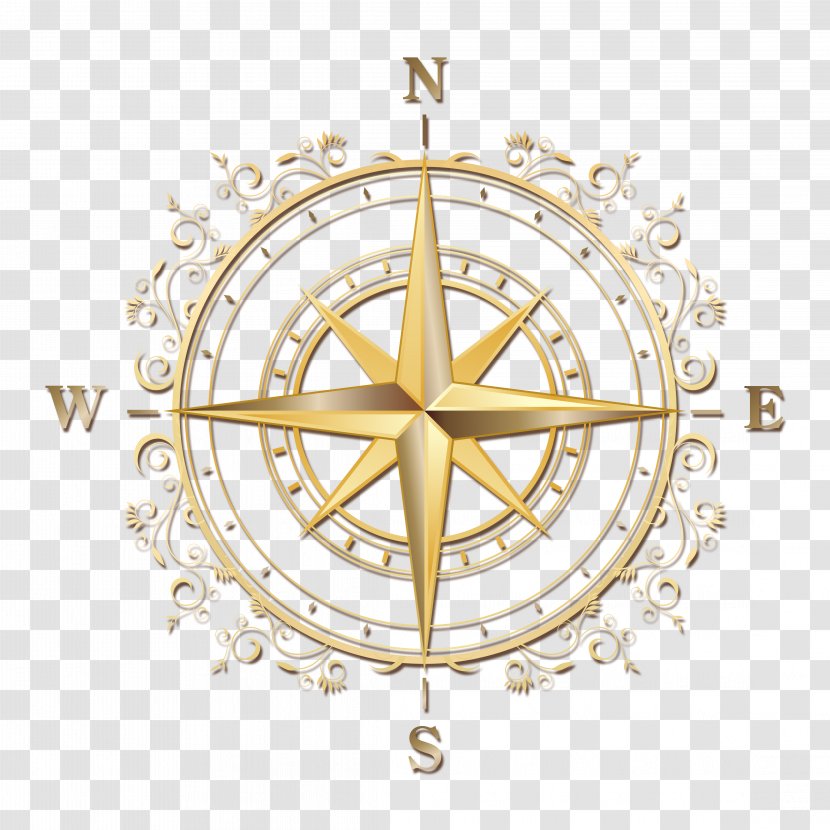 Compass Rose - Royaltyfree - Gemini Transparent PNG