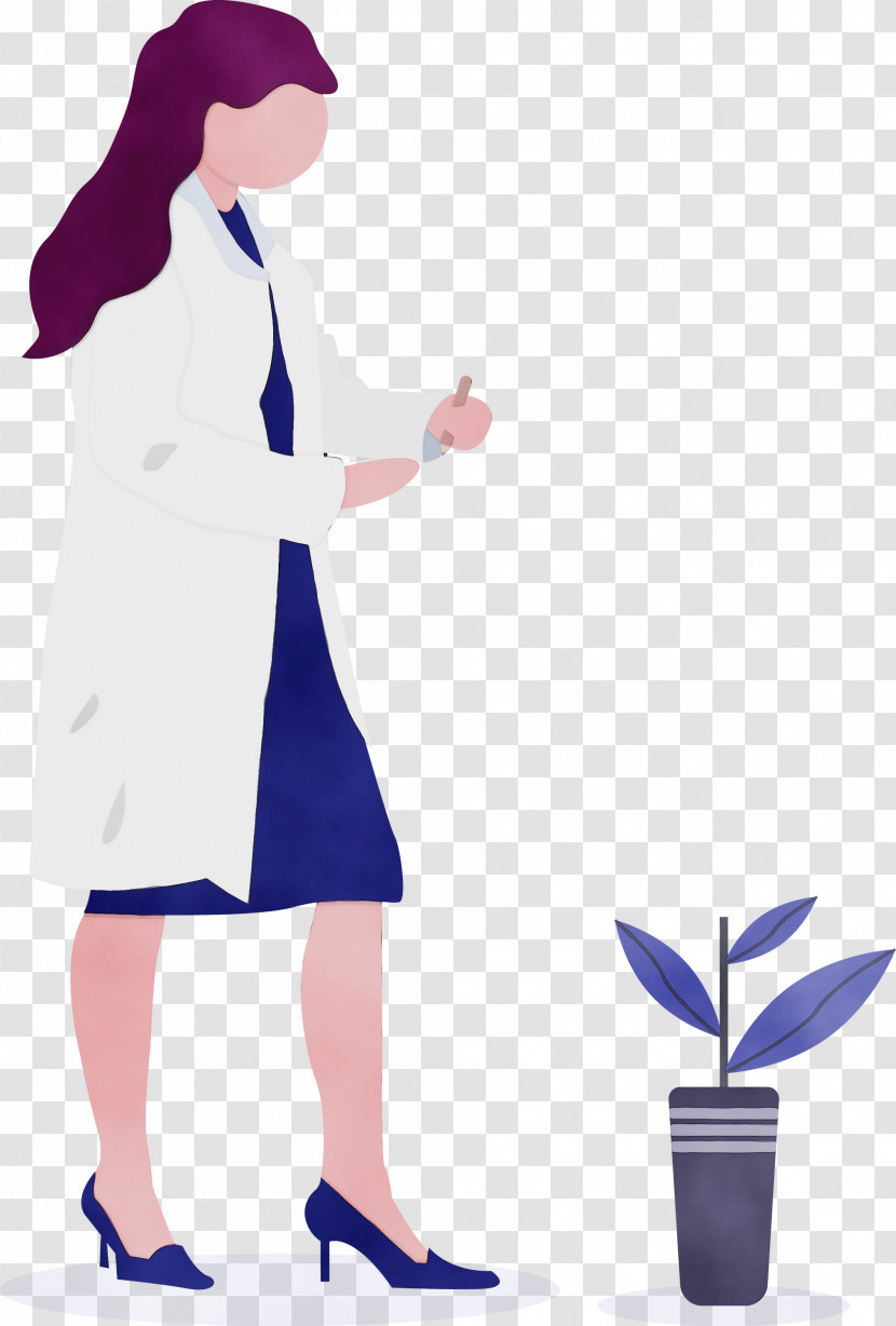 Standing Flower Plant Gesture Transparent PNG