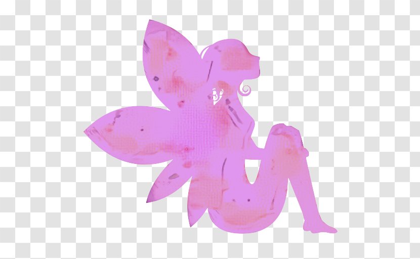 Pink Flower Cartoon - Magenta - Wing Transparent PNG