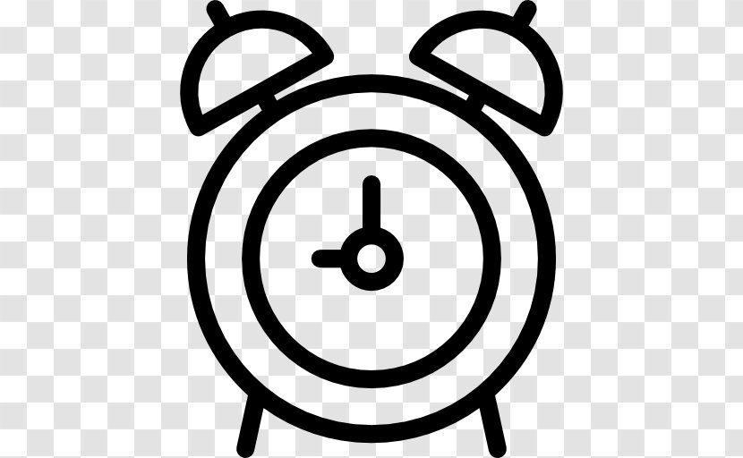 Alarm Clocks Timer - Black And White - Clock Transparent PNG