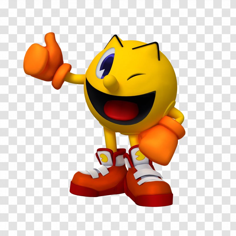 Pac-Man Party Super Smash Bros. For Nintendo 3DS And Wii U Ms. Worlds Biggest - Pacman - Transparent Image Transparent PNG