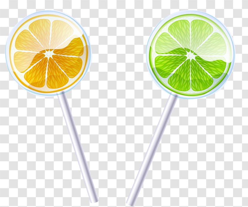 Lollipop Lemon-lime Drink Candy Confectionery Clip Art - Produce - Orange Transparent PNG