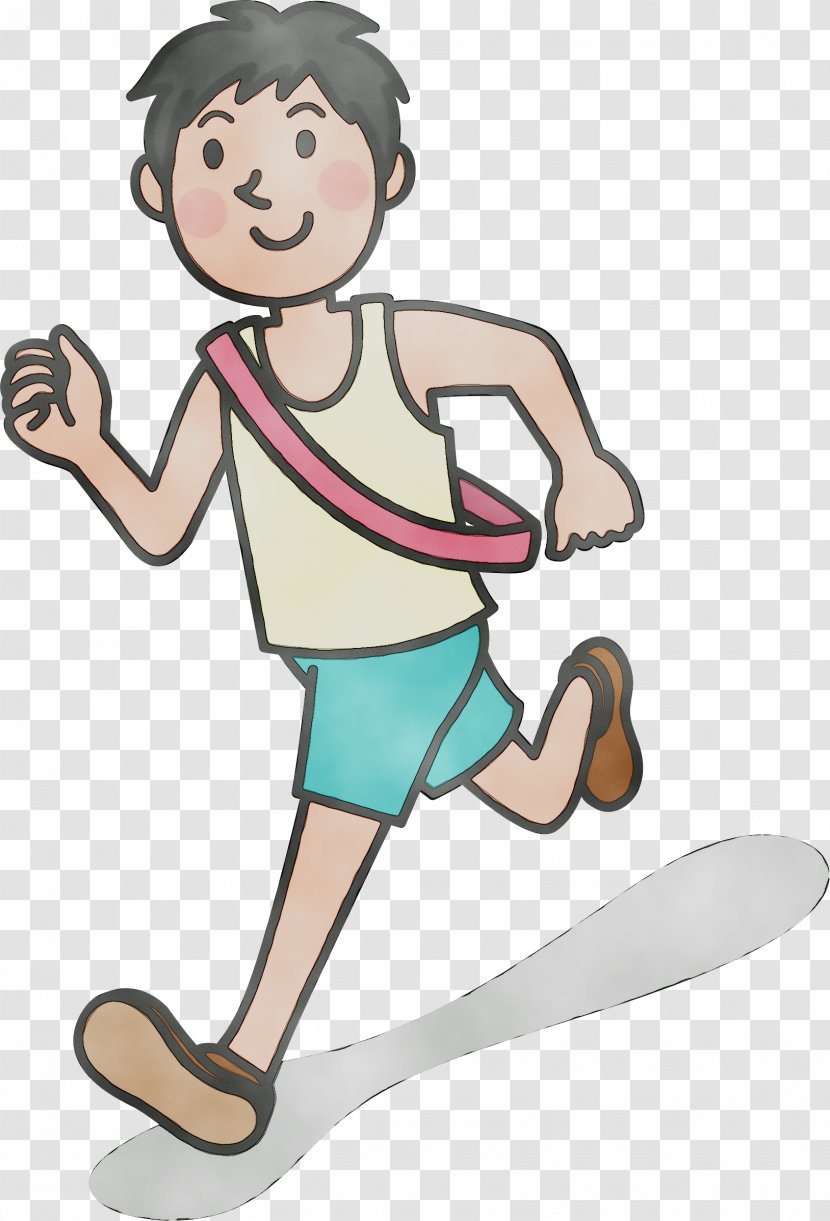 Clip Art Jogging Running Athletics - Playing Sports - Child Transparent PNG