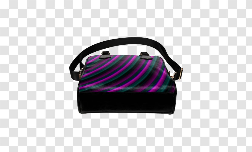 Handbag Artificial Leather Chanel Strap - Purple - Stripes Transparent PNG