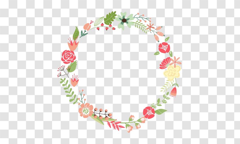 Flower Wreath Picture Frame Circle Clip Art - Rectangle - Floral Transparent Image Transparent PNG
