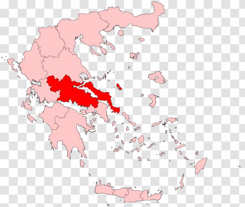 Greece Vector Map - Country Transparent PNG