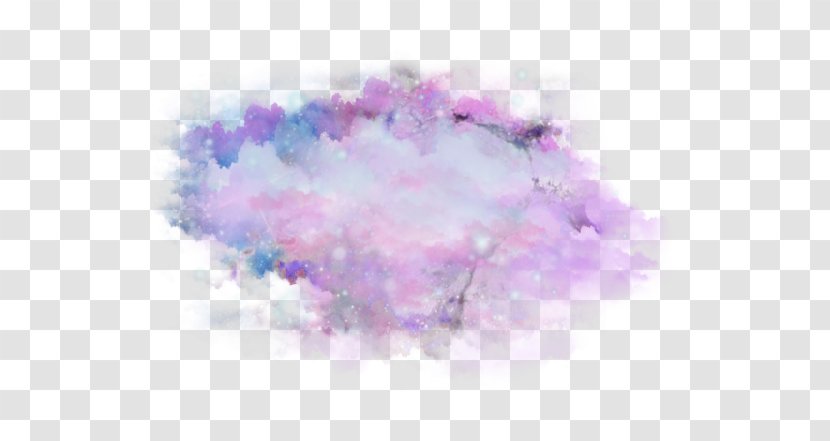 Desktop Wallpaper Cloud Information - Purple - Watercolor Painting Transparent PNG