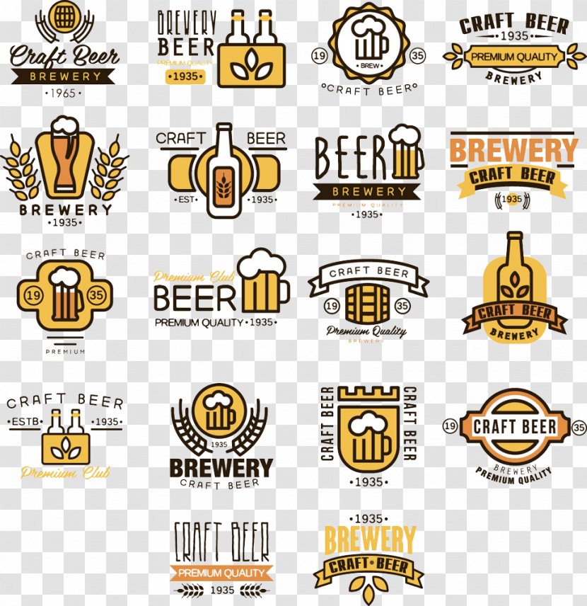 Beer Logo Brewing Brewery - Number - Oktoberfest Colored Cartoon Icon Design Image Transparent PNG