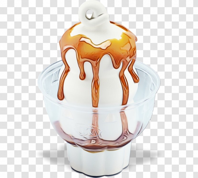 Frozen Food Cartoon - Sundae - Dessert Milkshake Transparent PNG