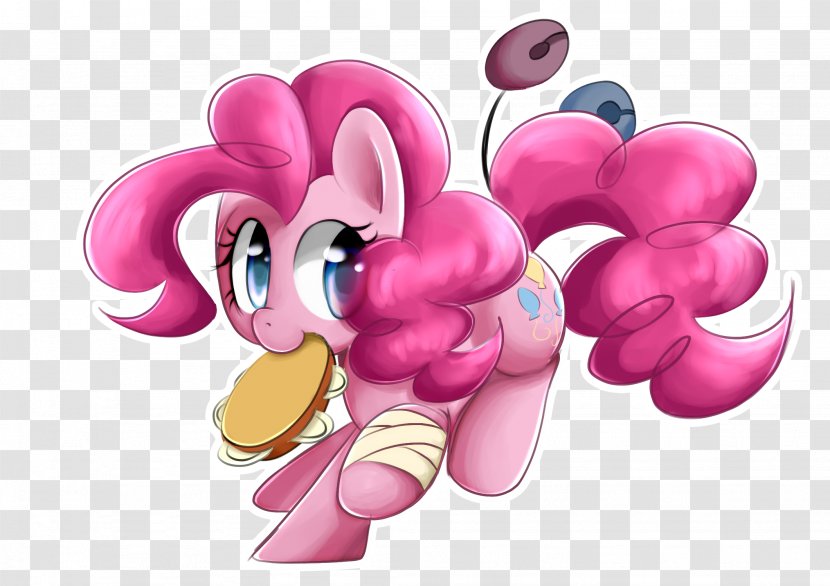 Pinkie Pie My Little Pony: Friendship Is Magic Fandom Burning Heart Through The Ages - Watercolor - Tambourine Transparent PNG