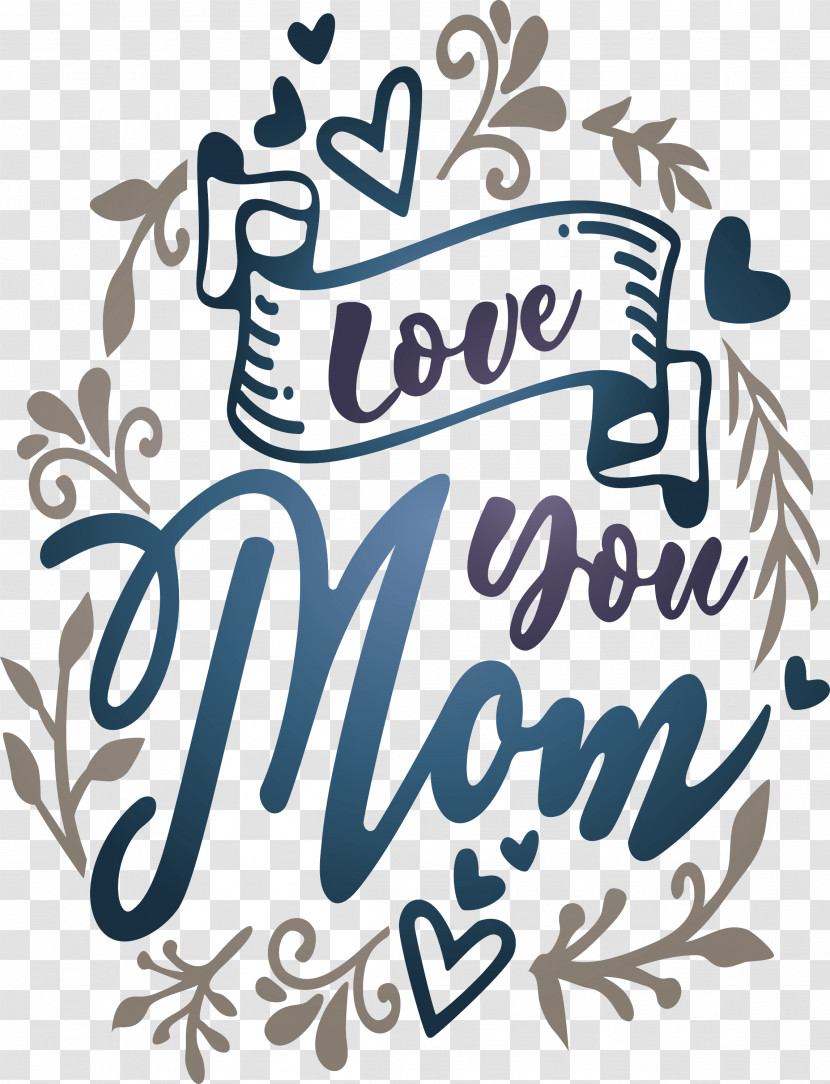 Mothers Day Love You Mom Transparent PNG