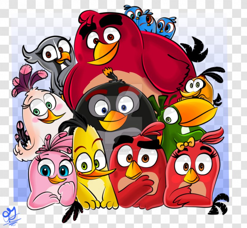 Angry Birds Stella Friends Go! - Bird - Flock Transparent PNG