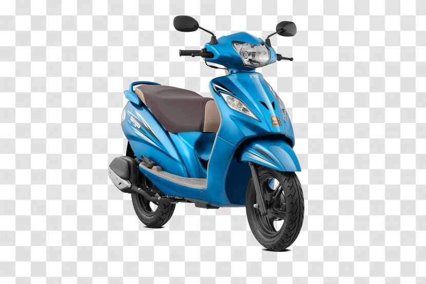 Scooter Car TVS Wego Scooty Motor Company - Motorcycle Accessories Transparent PNG