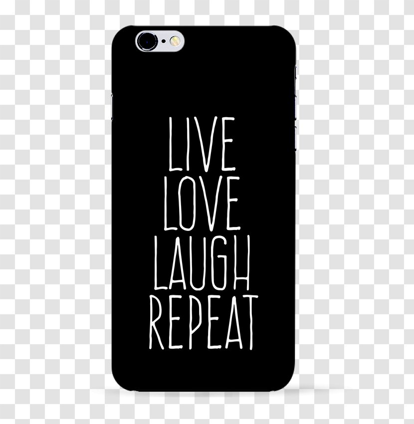 Rectangle Mobile Phone Accessories Brand Font - Case - Live Love Laugh Cursive Transparent PNG