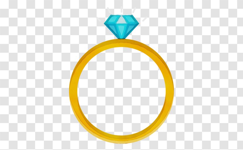 Yellow Circle - Paint - Engagement Ring Transparent PNG