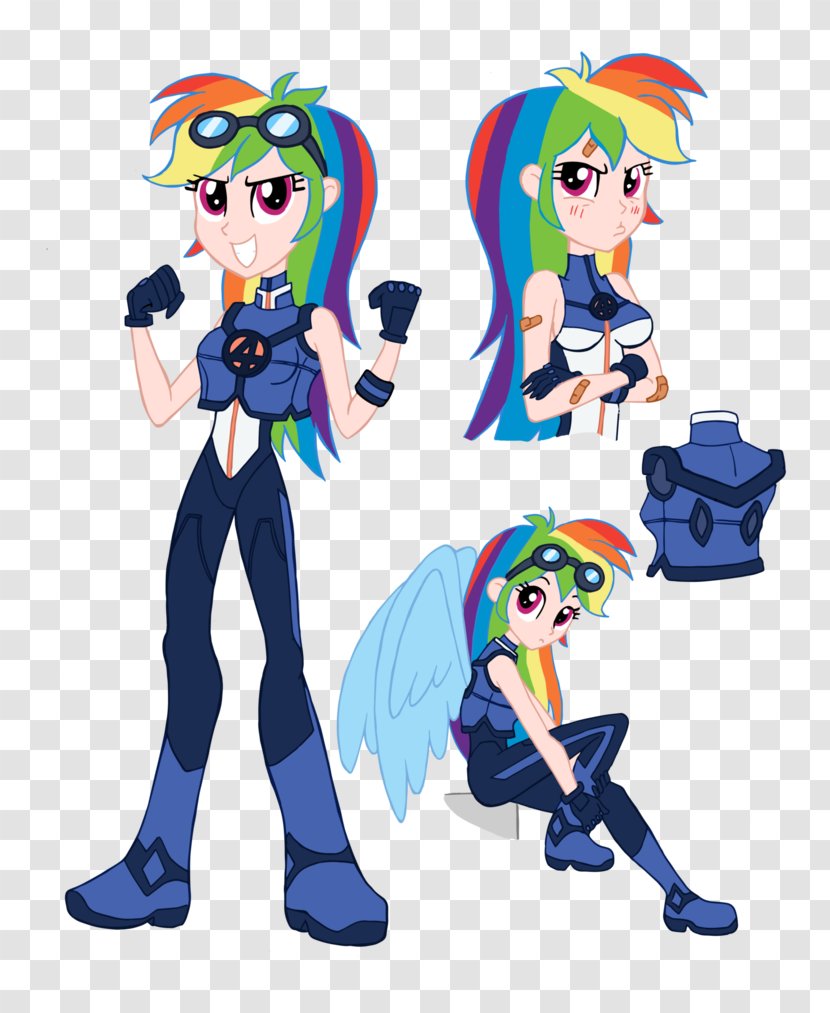 Rainbow Dash Twilight Sparkle Fluttershy Human Torch Sunset Shimmer - Cartoon Transparent PNG