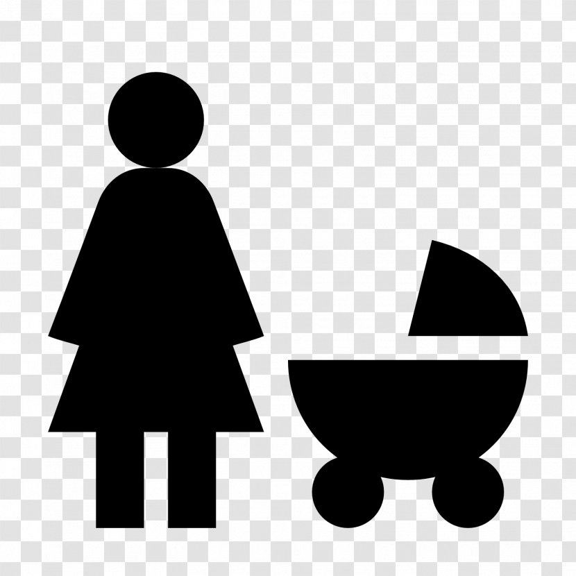 Mother Clip Art - Black And White - Child Transparent PNG