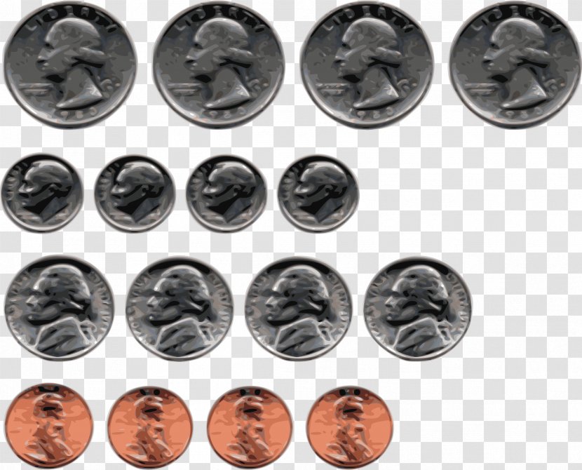 Coin United States Clip Art - Stock Photography - Stack Transparent PNG