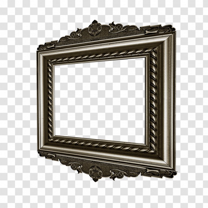Picture Frames Grey Metal Gold - Frame - Cuadros Transparent PNG