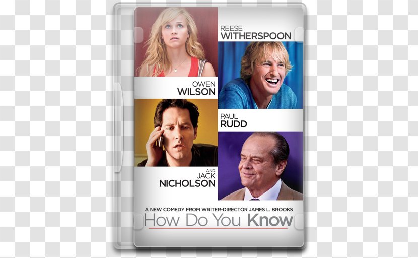 Jack Nicholson How Do You Know Shut Up And Kiss Me Reese Witherspoon - Film - Youtube Transparent PNG