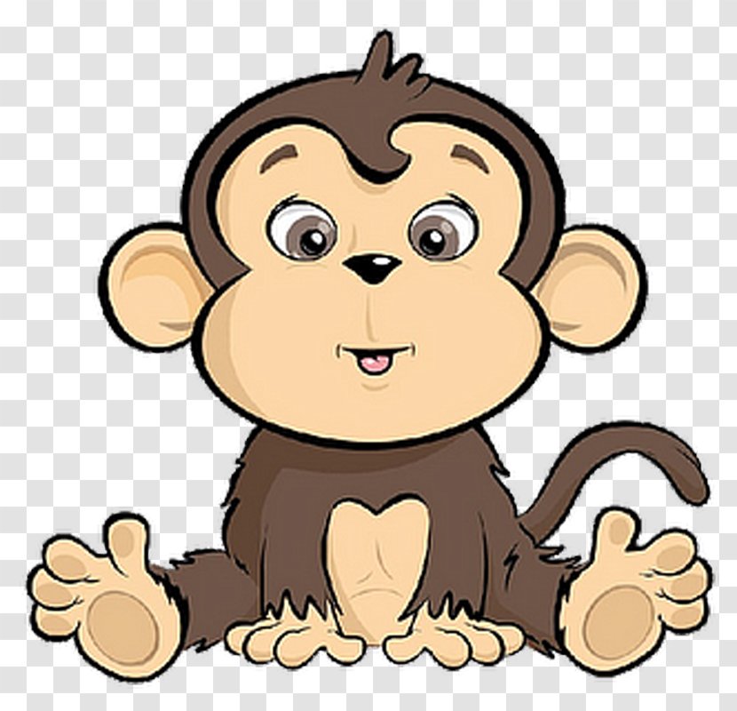 Cartoon Clip Art Baby Monkeys Image - Human Behavior - Monkey Transparent PNG