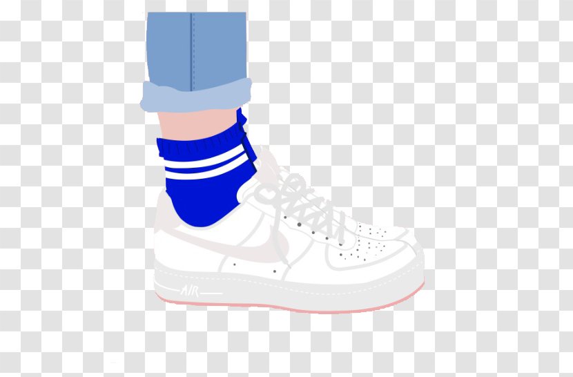 Nike Shoe Sneakers Swoosh Sock - Cross Training - Shoes Transparent PNG