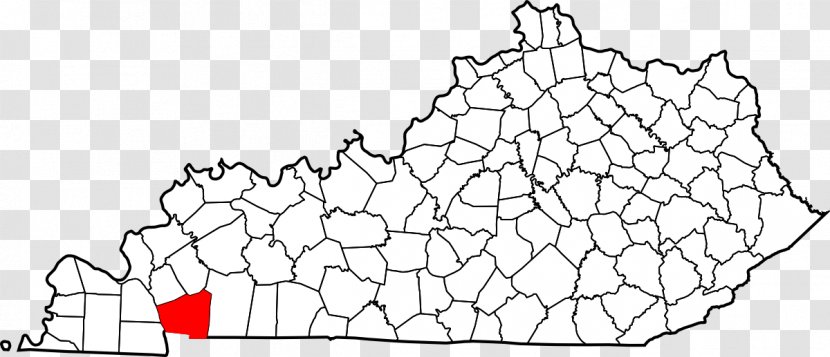 Rockcastle County, Kentucky Oldham Woodford Map Mercer - Silhouette Transparent PNG