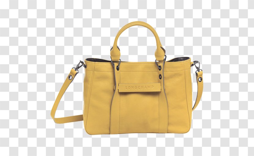 Tote Bag Leather Handbag Longchamp - Fashion Transparent PNG