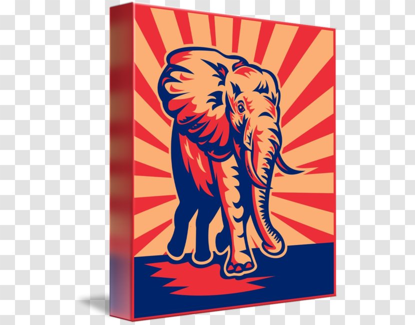 African Elephant Elephantidae Drawing - Elephants And Mammoths - Charging Bull Photo Transparent PNG
