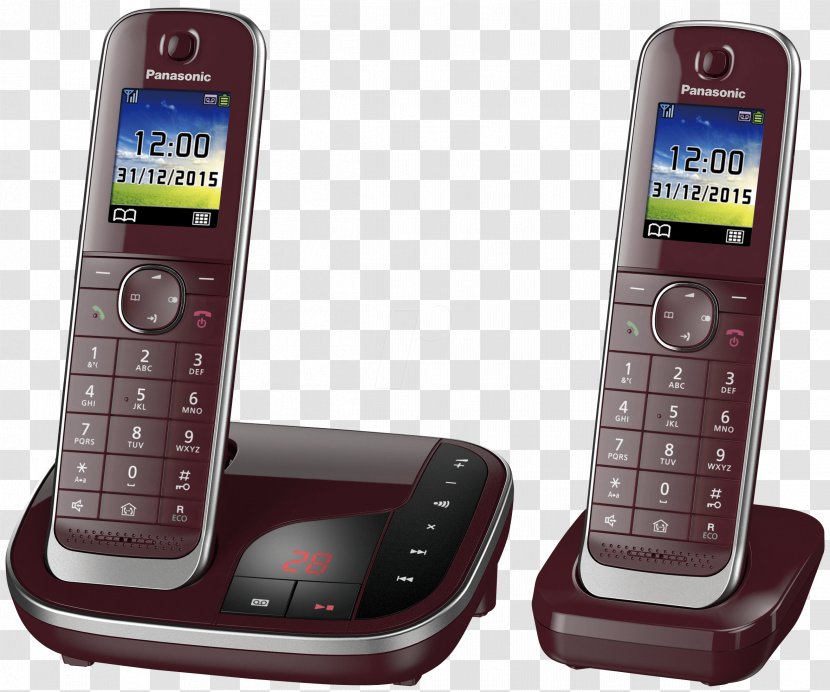 Cordless Telephone Home & Business Phones Digital Enhanced Telecommunications Panasonic KX-TGJ320 - Philips - Kx 4 Transparent PNG