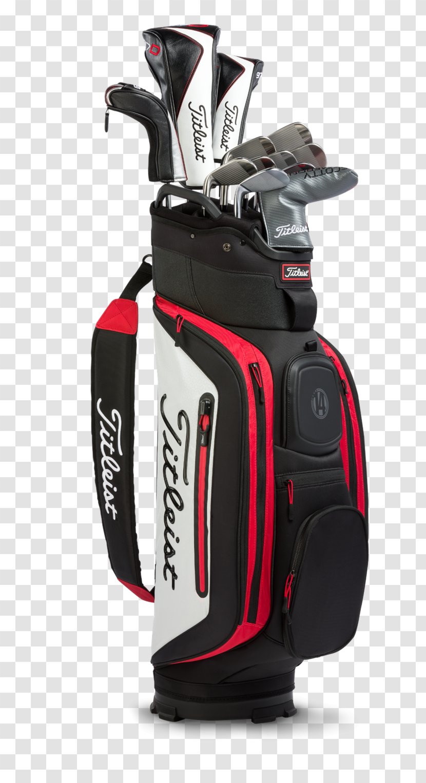 Titleist StaDry Deluxe Waterproof Cart Bag 2018 - Golf - Black/Red/White Lightweight Mid Staff GolfTitleist Clubs Transparent PNG