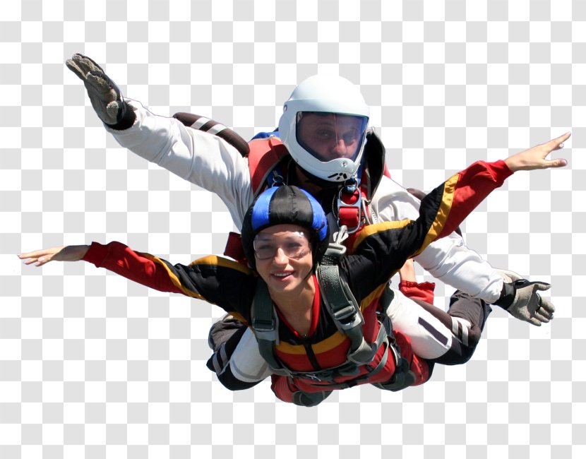 Tandem Skydiving Parachute Parachuting Jumping Transparent PNG