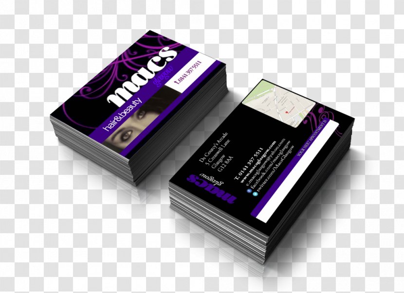 Brand Electronics - Double Sided Business Card Design Transparent PNG