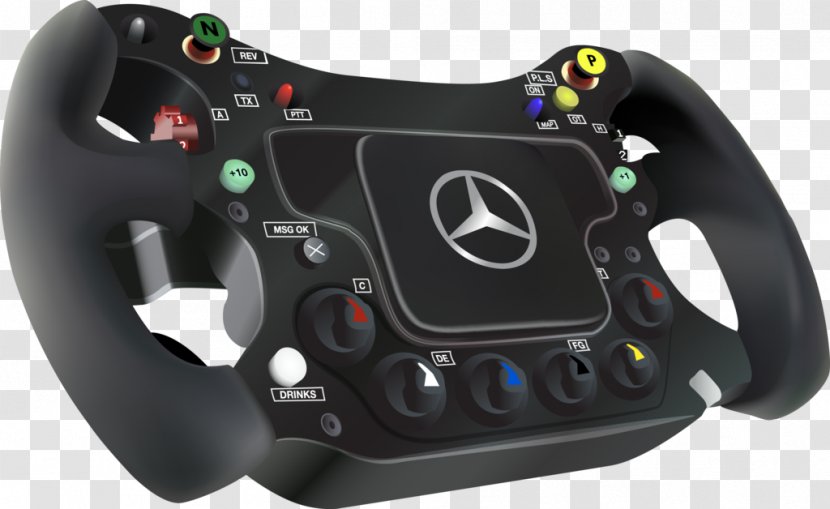Formula 1 Motor Vehicle Steering Wheels Car Mercedes AMG Petronas F1 Team McLaren - Auto Racing - Wheel Transparent PNG