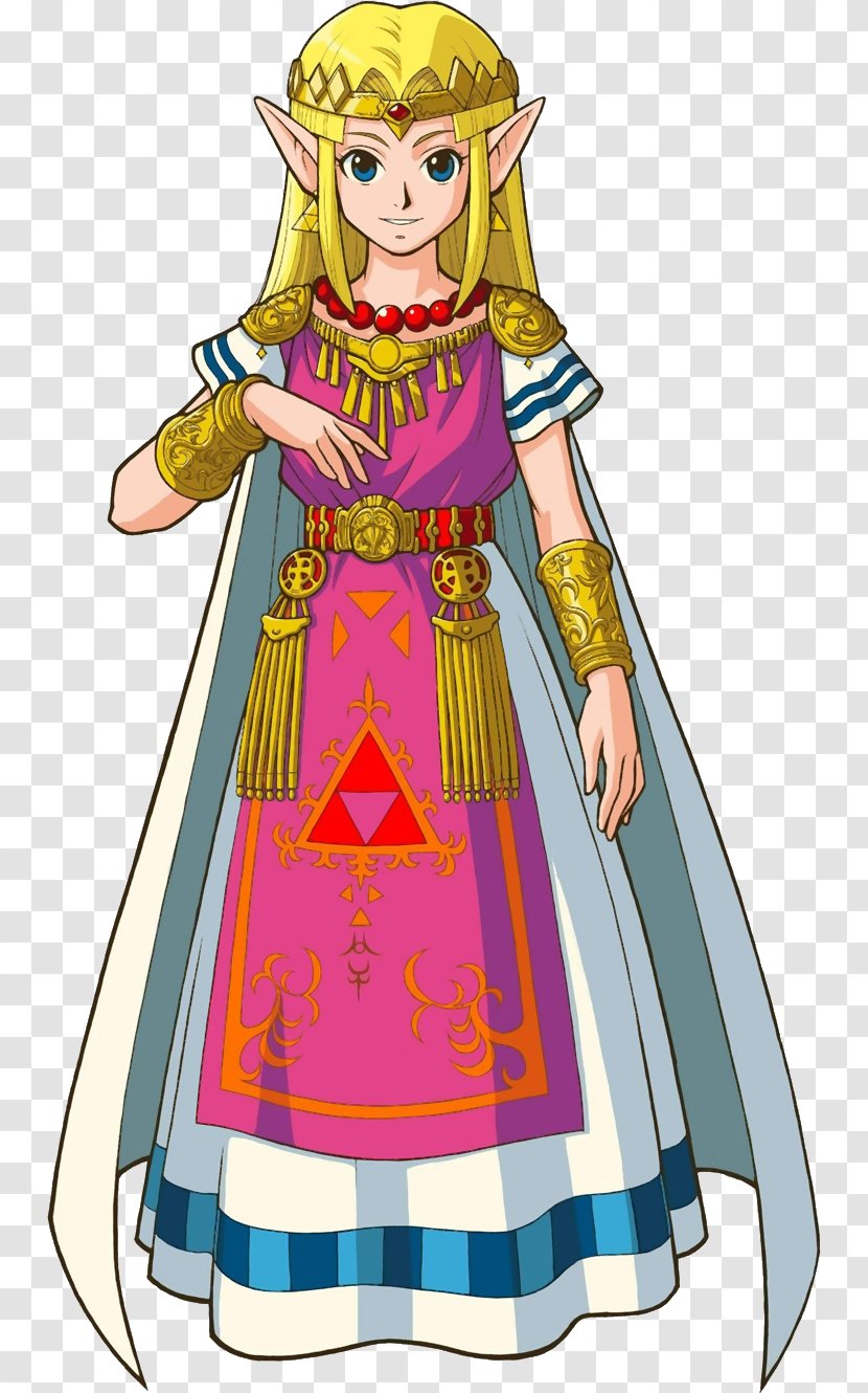 The Legend Of Zelda: A Link To Past Skyward Sword Between Worlds Princess Zelda - Silhouette Transparent PNG