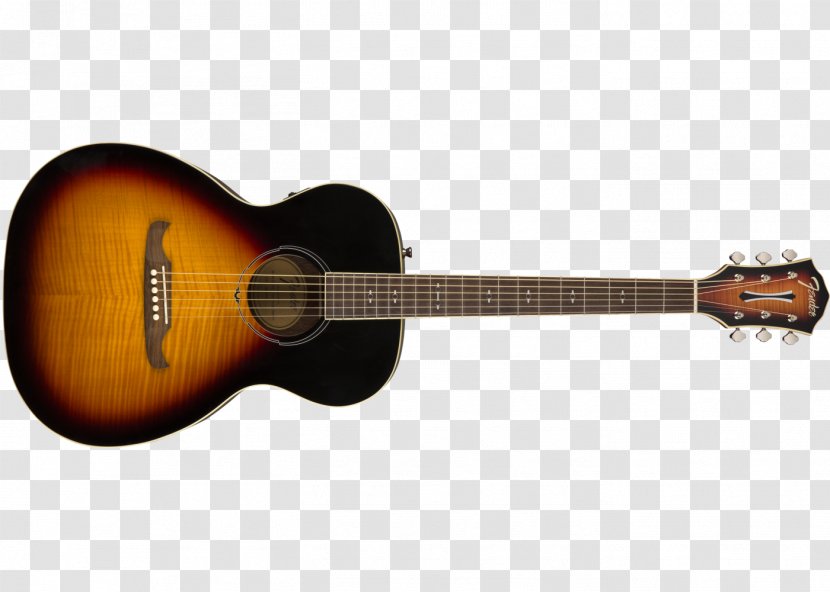 Fender Musical Instruments Corporation Acoustic-electric Guitar Sunburst Acoustic - Flower Transparent PNG