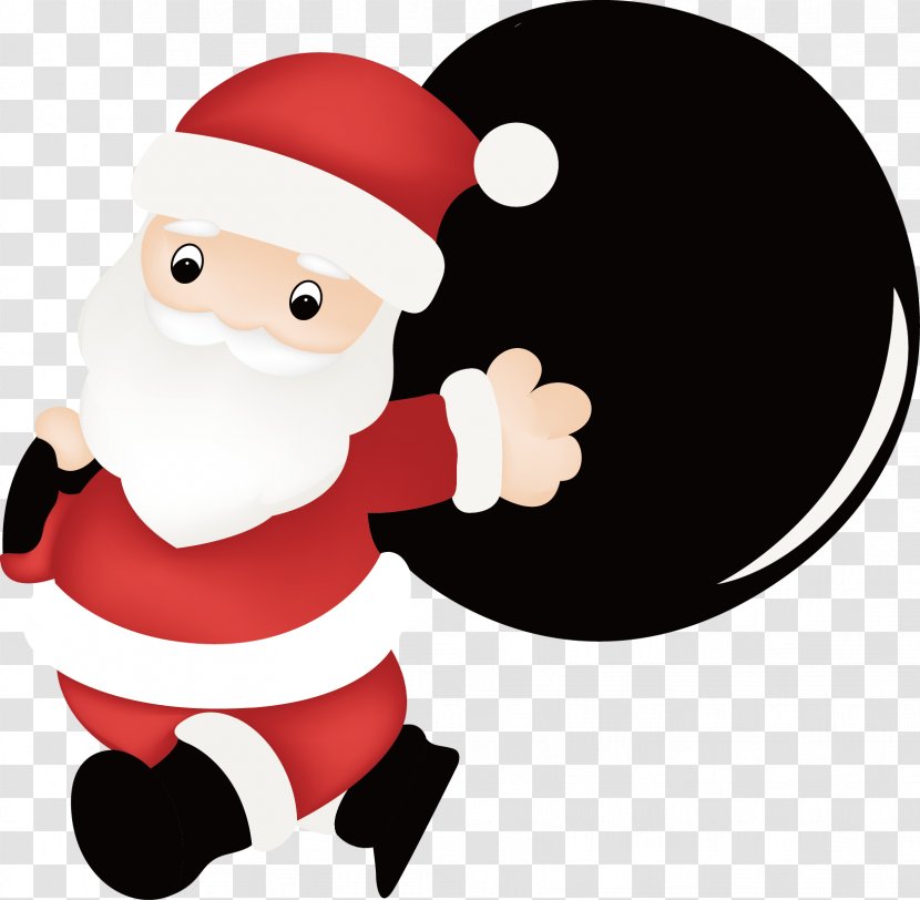 Santa Claus Free!!! Christmas - Ornament - Pictures Free Vector Material Transparent PNG