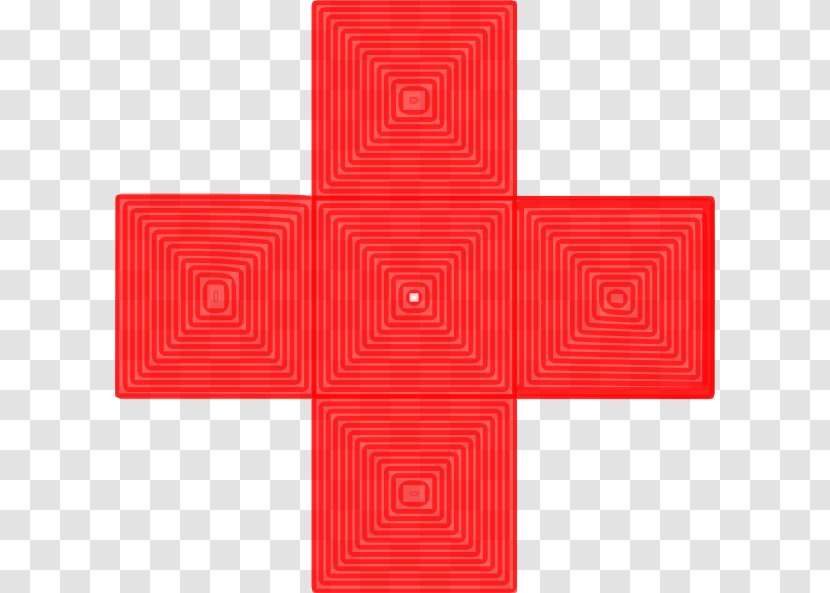 Rectangle Square Pattern - Symbol - Red Cross Transparent PNG