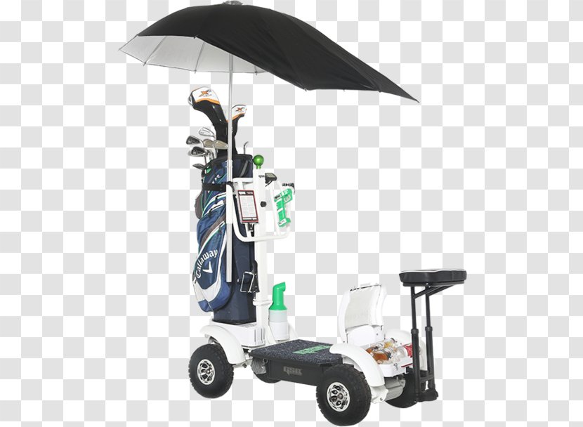 Golf Course Caddie Electric Trolley Clubs - Carts Transparent PNG