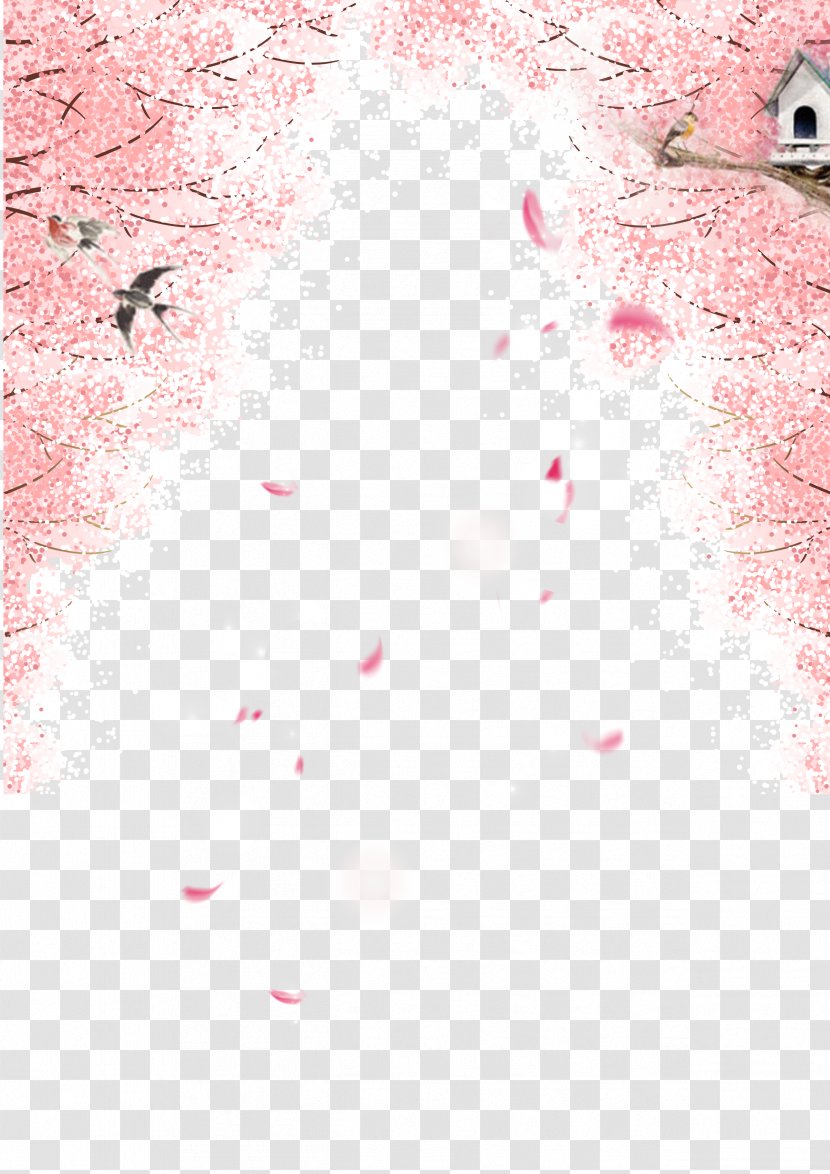 National Cherry Blossom Festival Poster Advertising Tmall - Blossoms Transparent PNG