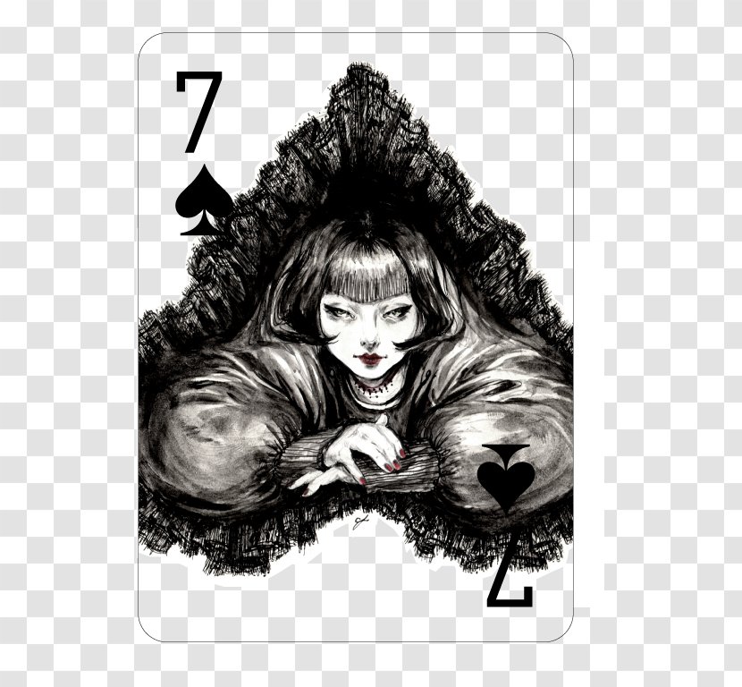 Playing Card Drawing Art Fashion Illustration - Design - Painting Transparent PNG